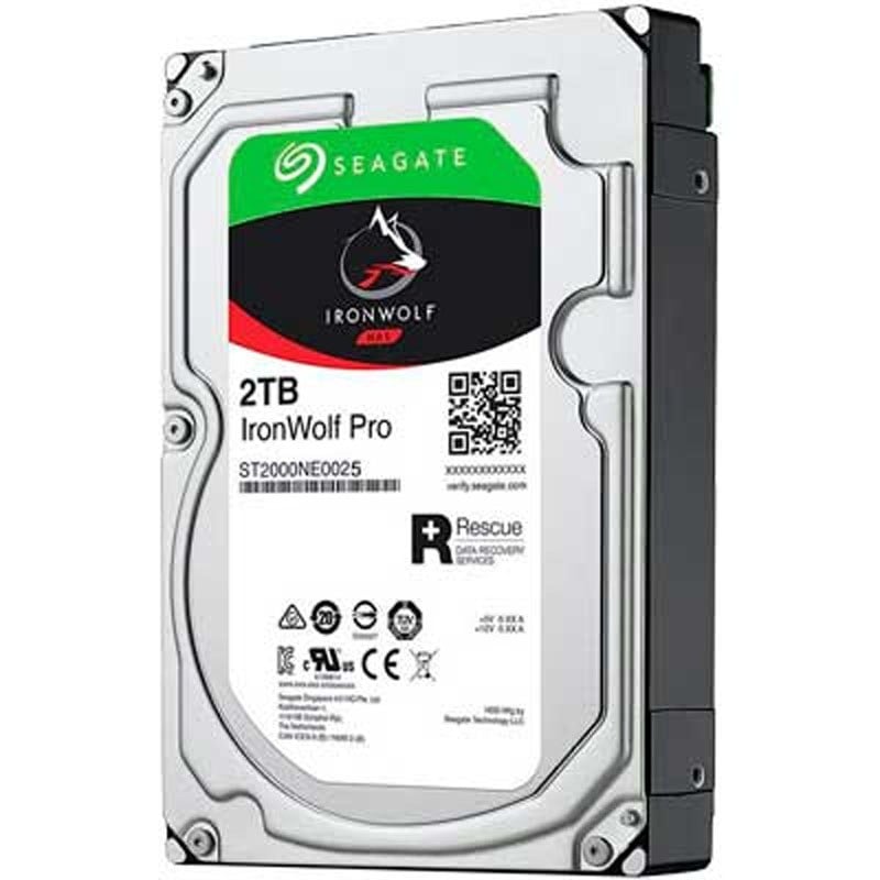 Seagate ST2000NT001 Ironwolf Pro 2TB 7.2K RPM 512E SATA-6GBPS 256mb Buffer  Hard Disk | Drive. Brand New