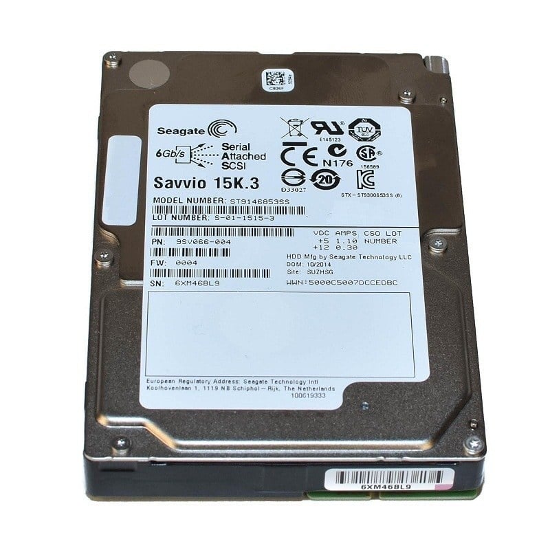 Seagate ST9146853SS Savvio 146GB 15K RPM SAS 6GBPS Hard Disk Drive 64MB Buffer | Refurbished