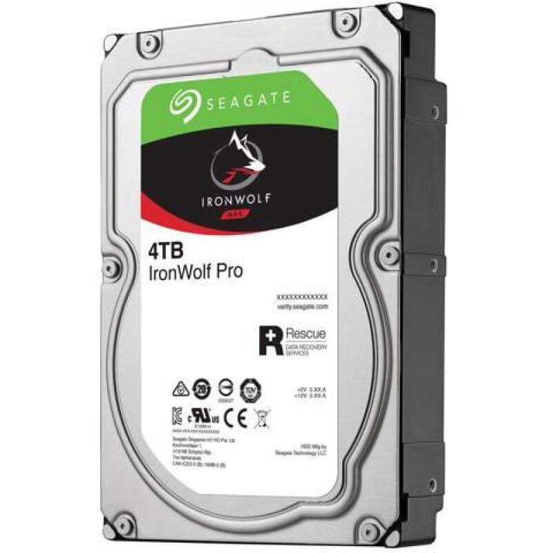 Seagate ST4000NE0025 4TB Hard Disk Drive Ironwolf Pro  7.2K RPM 128MB Buffer SATA-6GBPS Internal HDD | Brand New 3 Years Warranty