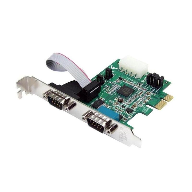 Startech PEX2S952 2 Port Native Pci Express Card RS232 Serial Adapter | Refurbished