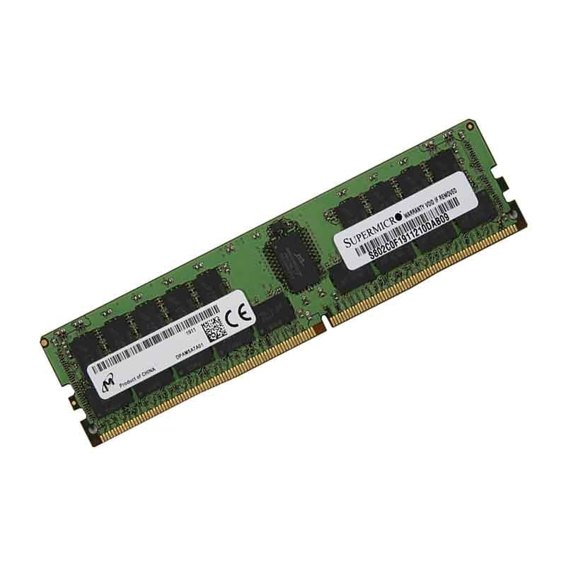 Supermicro MEM-DR480L-CL02-ER26 8GB (1x8GB) 2666Mhz Pc4-21300 Ecc Registered DDR4 SDRAM Dimm Memory | New Bulk Pack | Micron OEM