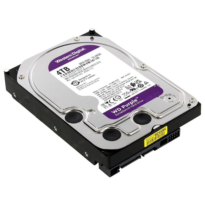 Western Digital 4TB retailer Purple Hard Drive