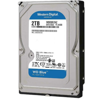 WD20EZAZ Western Digital Wd Blue 2TB 5.4K RPM SATA-6GBPS 256MB Buffer 3.5inch Internal Desktop Hard Disk Drive | New Factory Sealed 3 Years Wd Warranty