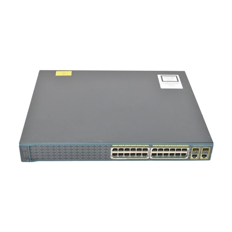 WS-C2960-24PC-S Cisco 24 Ports Managed Switch Layer 2 Power Over Ethernet | New Factory Sealed