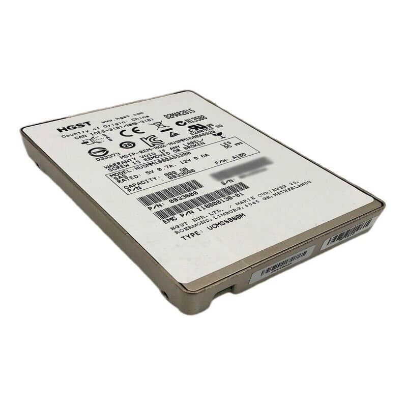 Western Digital HUSMM1680ASS200 800GB SAS 12GBPS MLC Mixed Use SSD | New Bulk Pack