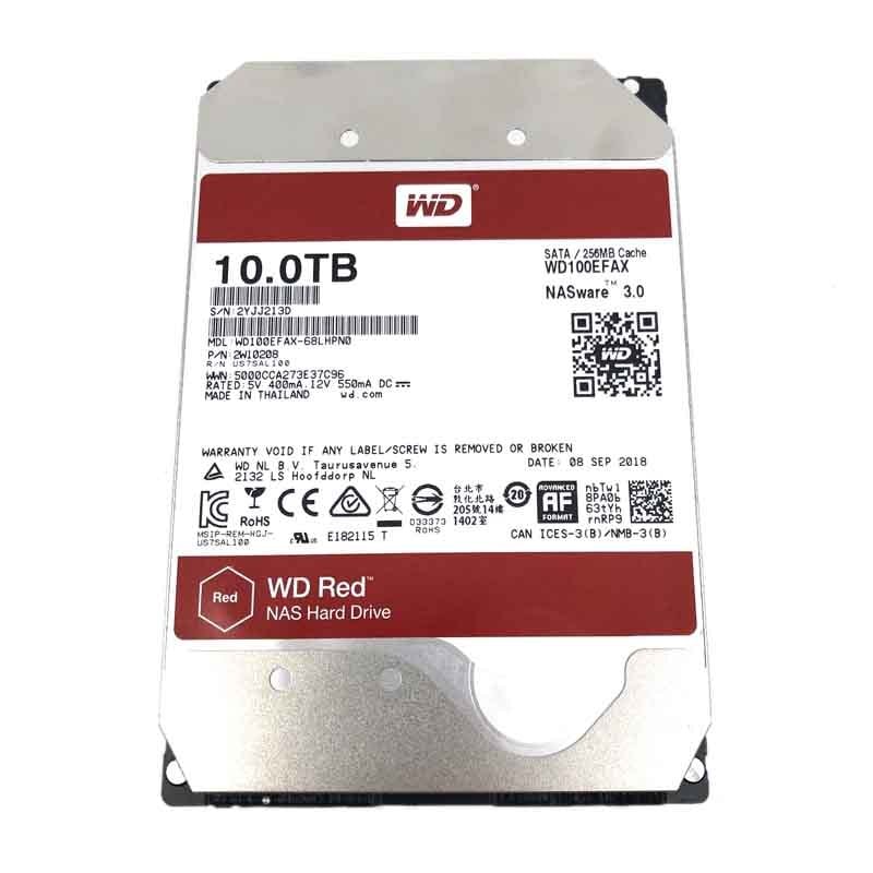 Western Digital WD100EFAX WD Red Hard Drive 10TB 5.4K RPM SATA-6GBPS  Internal | Refurbished | Call – ALLHDD