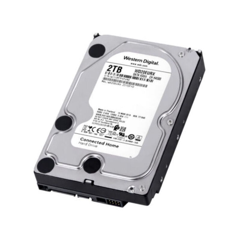 Western Digital WD20EURX 2TB 5.4K RPM Hard Drive SATA 6GBPS Internal | New Bulk Pack