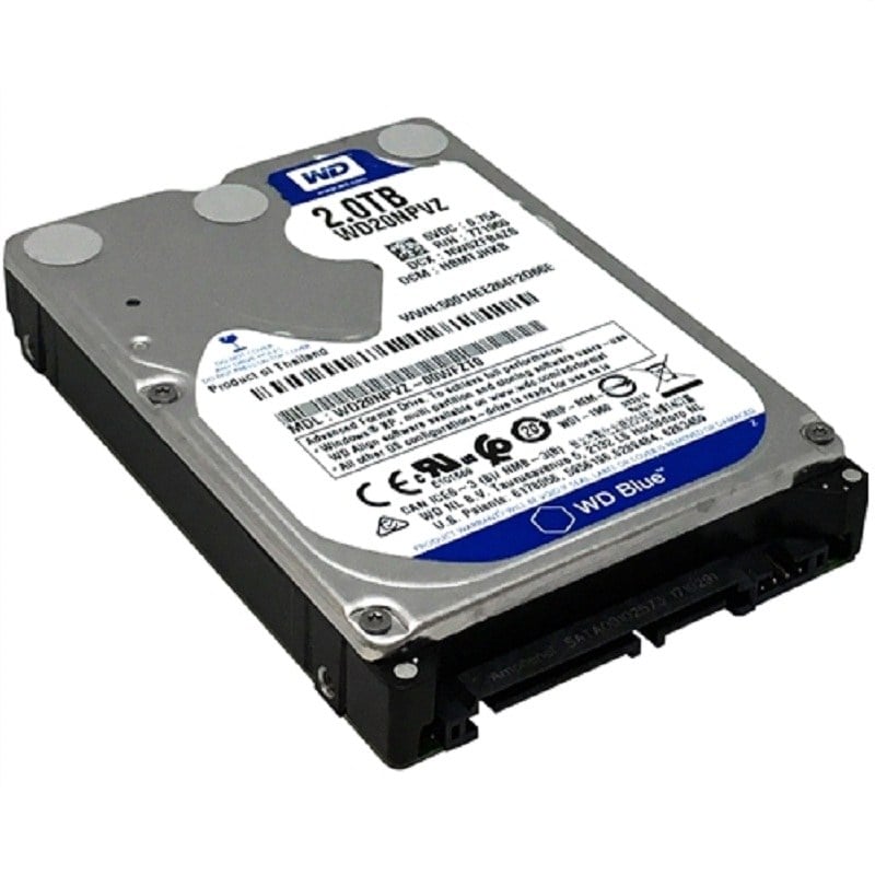 Western Digital WD20NPVZ Blue 2TB HDD 5.4K RPM SATA 6GBPS | Refurbished