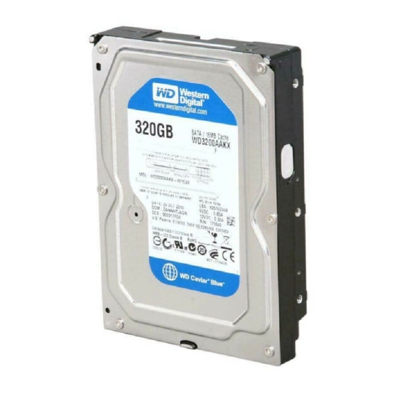 Western Digital WD3200AAKS 320GB Hard Drive 7.2K RPM SATA-II 16MB Buffer | Refurbished