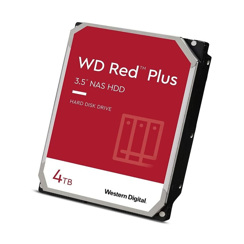 Western Digital WD40EFPX 4TB Hard Drive 5.4K RPM SATA-6GBPS Red Plus 256MB Buffer | New Bulk Pack